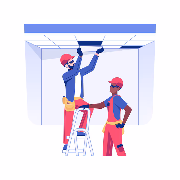 False Ceiling Worker