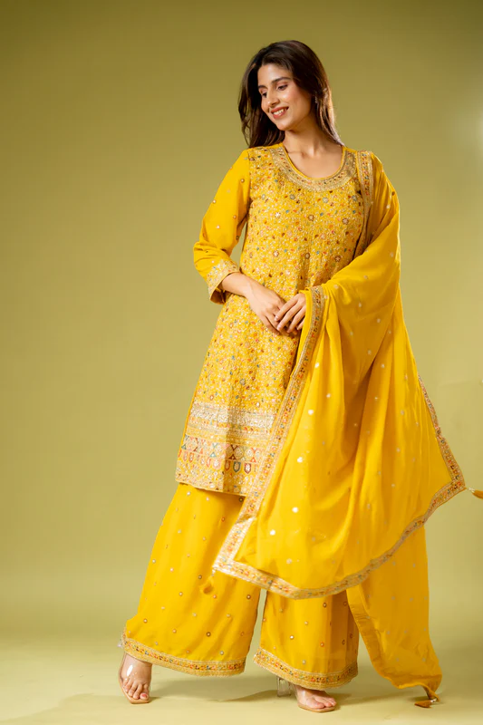 Relaxed Palazzo Kurti Set