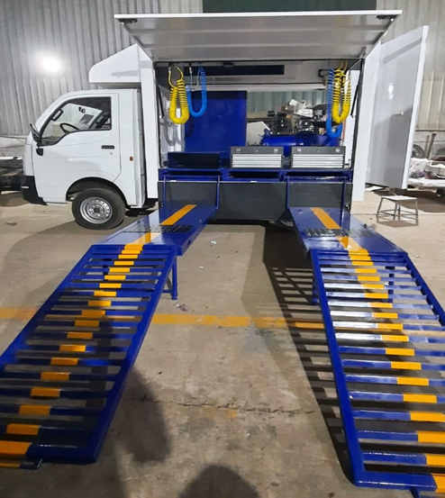 Mobile Servive Van For 2 Wheeler