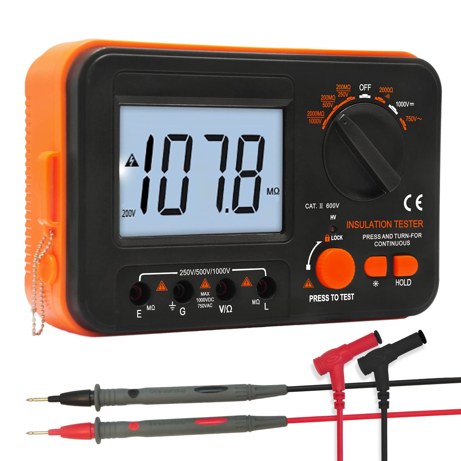 Digital Insulation & Megohmmeter Tester